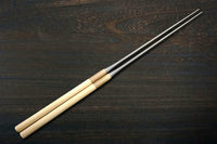 日本 Sakai Takayuki  堺孝行 Moribashi with Magnolia Buffalo Horn Handle 筷子不鏽鋼木蘭柄烹飪筷子
